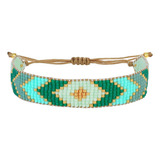 Kelitch Bohemian Miyuki Pulseras Pulsera De Cuentas Ajustabl