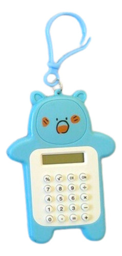 Mini Calculadora Colorida Bichinho Ursinho Fofo Com Chaveiro