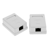 Cat Six Wall Surface Mount Network Cable - 2 Pack