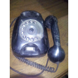 Antiguo Telefono De Baquelita A Disco  