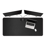 Deskpad Couro Desenho E Escritorio 90x40cm + Porta Copo