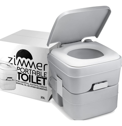 Zimmer Comfort Inodoro Portatil Con Capacidad Para 5 Galones