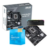 Combo Actualizacion Pentium Gold G7400 Prime H610m-e D4 8gb