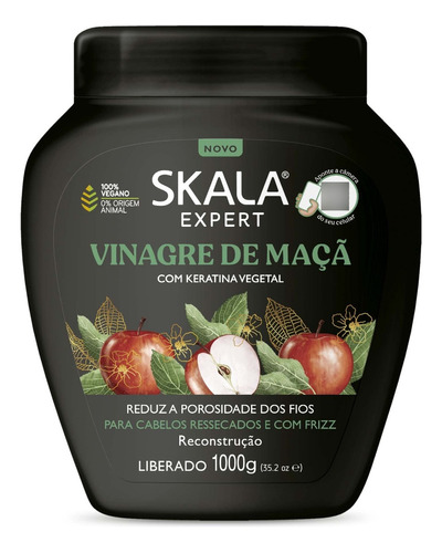 Creme De Tratamento Capilar Vinagre De Maçã | Skala Expert