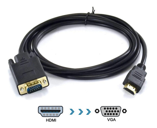 Cabo Hdmi X Vga Alta Performance P/ Sistemas De Home Theater