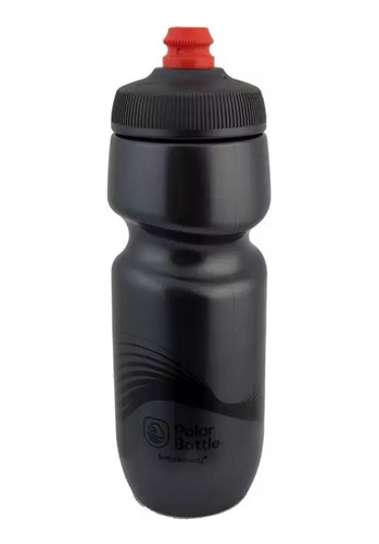 Caramañola Termo Polar 24 Onz Bottle N/i Ondulado Negro T/n