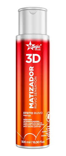 Magic Color 3d Sensation - Ruivo Sensation - 500ml