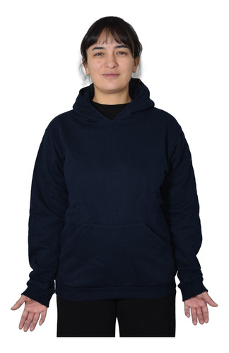 Buzo Canguro Capucha Liso Hoodie Frisa Premium Hombre Mujer