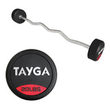 Barra Z Peso Integrado 20 Lbs, Gym Tayga Funcional Cross Color Negro