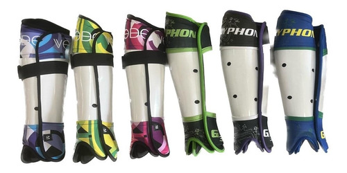 Canilleras Anatomicas Hockey Gryphon Y Voodoo Con Estuche