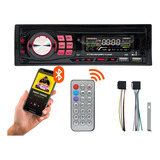 Stereo Para Auto Libercam Rste-03fijo Bluetooth Display Lcd Mp3 Usb Radio Fm Sd Retroiluminado