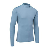 Camiseta Térmica De Compresión Para Hombre - Azul Denim - Ta