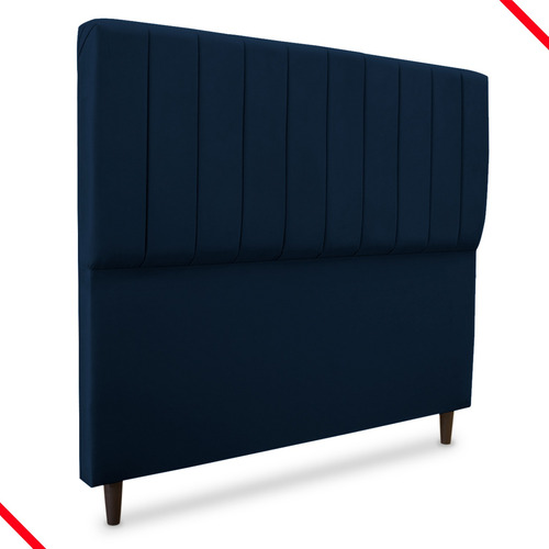 Cabeceira Estofada Para Cama Box Solteiro Mavi 1,95 Cm Suede