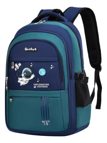 Mochila Ortopédica Para Niños, Astronauta, Impermeable [u] Q