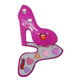 Kit Maquiagem Infantil Kids Sombras Pincel Batom - Sapato