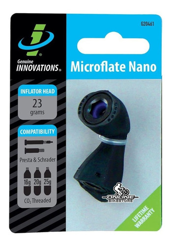 Inflador Co2 Bicicleta Genuine Innovations Microflate Nano