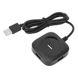 Adaptador De Extensión Usb 2.0, Divisor De Hub De Datos Usb