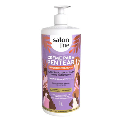 Creme Para Pentear Super Desembaraço Salon Line 1L | Frete grátis