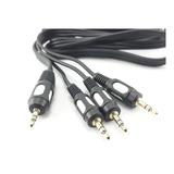 Cable Miniplug 3.5mm A 3 Plug Macho 3.5mm Para Parlante 5.1