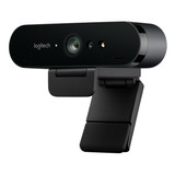 Webcam Camara Web Logitech Brio 4k Micrófono Hdr Stream