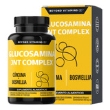 Glucosamina + Cúrcuma + Boswellia Beyond Vitamins | Sin Sabor | Suplemento Alimenticio Joint Complex | 60 Cápsulas