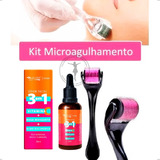 Kit Microagulhamento Derma Roller + Sérum Anti-inflamatório