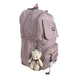 Mochila Jiayistar Escolar Impermeable Bolsillo Para Notebook