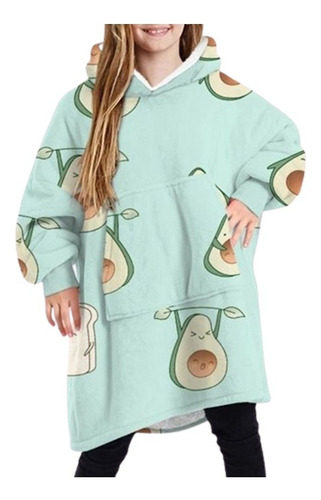 Molde Pijama Casaco Cobertor Manga Longa Infantil Com Capuz