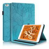 Funda Protectora De Pu Para iPad Mini 5 4 3 2 1 Azul