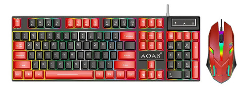 Combo Teclado+mouse Branco Gamer Led Usb 2400 Dpi Jogos Pc
