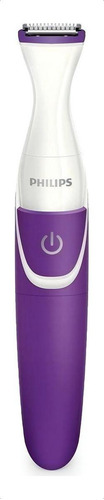 Depilador Elétrico Sem Fio Philips Bikinigenie Brt383/15 Essential Cor Branco E Roxo