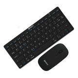   Kit Teclado E Mouse Bluetooth Sem Fio P/ Notebook Tablet