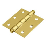 Bisagra Acero Latona. 1 1/2 X 1 3/16 Pul C/tornillo Caja 10u