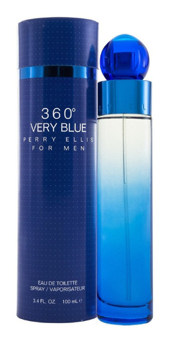 Perry Ellis 360° Very Blue Men 100 Ml Edt Original