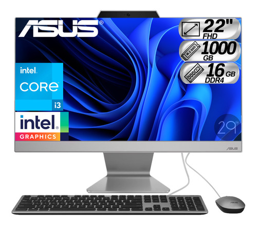 Todo En Uno Asus Intel Core I3 1215u Ssd 1000gb Ram 16gb