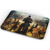 Tapete Gears Of War 2 Portada Baño Lavable 50x80cm