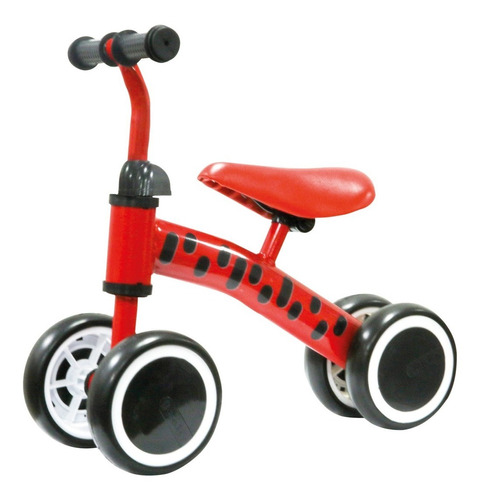 Andador Bicicleta De Equilíbrio Infantil 4 Rodas 