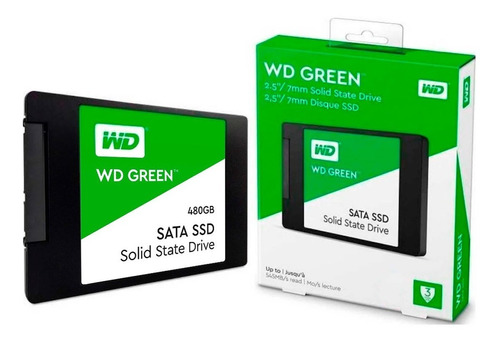 Disco Wd Ssd 480gb Sata Iii 6gb S 2.5 7mm Wd Green