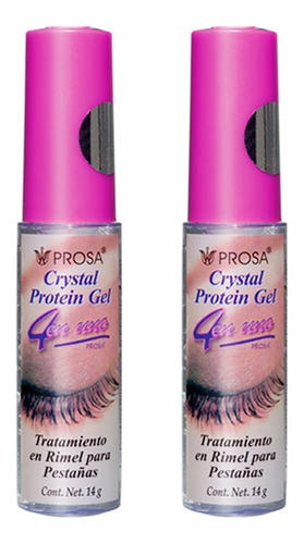 Rimel Mascara Pestañas Proterin Gel Cristal Prosa 4 En 1