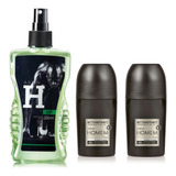 Set Hombre Regalo Economico Combo Natura Avon Blue Blazer