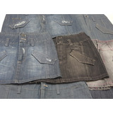 Minifaldas, Shorts Y Bermudas De Jean Lote Outlet 