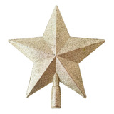 Estrella Puntal 20cm Arbol Navidad Decoracion Adorno Colores Color Dorado
