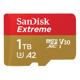 Cartão Memória Micro Sd Sandisk 1tb Microsd Extreme 190mbs