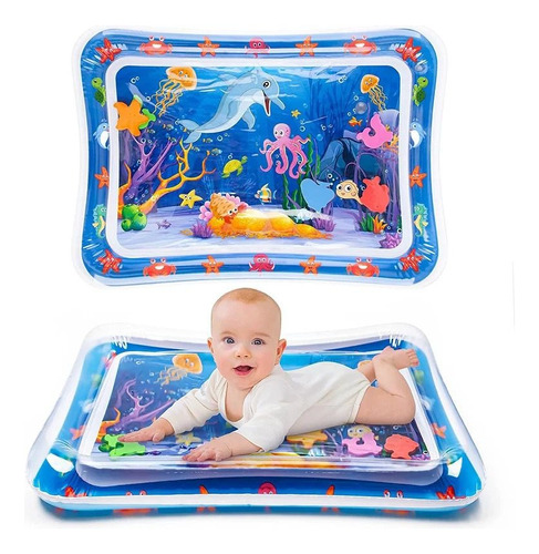 Colchoneta Tapete De Agua Inflable Para Bebe