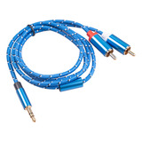 Cable Rca Con Conector De 3,5 Mm Macho A 2 Auriculares Rca M