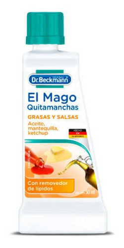 Dr. Beckmann El Mago Quitamanchas Grasas Y Salsas 50 Cc