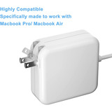 Mac Book Pro Charger - 85w T-tip Mac Book Air Charger With F