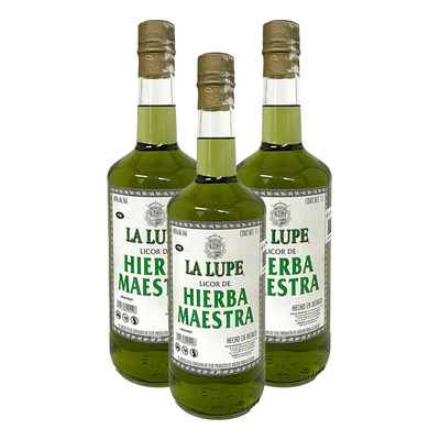 Tripack Licor De Hierba Maestra La Lupe 1 L | Meses sin interés