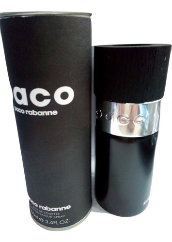 Perfume Paco De Paco Rabanne Unisex Lata Preta 100 Ml Edt Original Importado