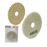 Pad De Diamante Para Pulido 4'' G3000 Paquete De 2 Piezas